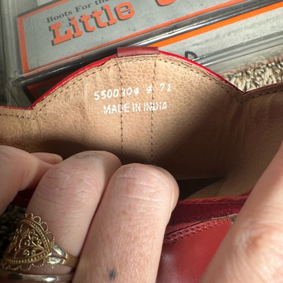 Little Outlaw Red Boots - Picture 9 of 12